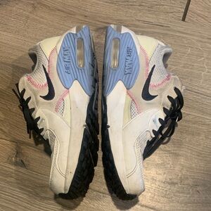 Nike Air Max with Blue and Pink Highlights
